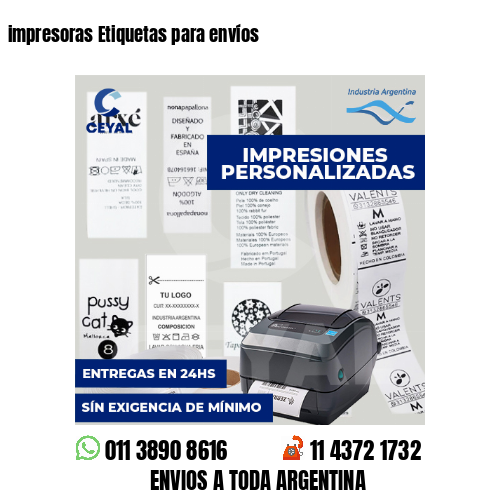 impresoras Etiquetas para envíos