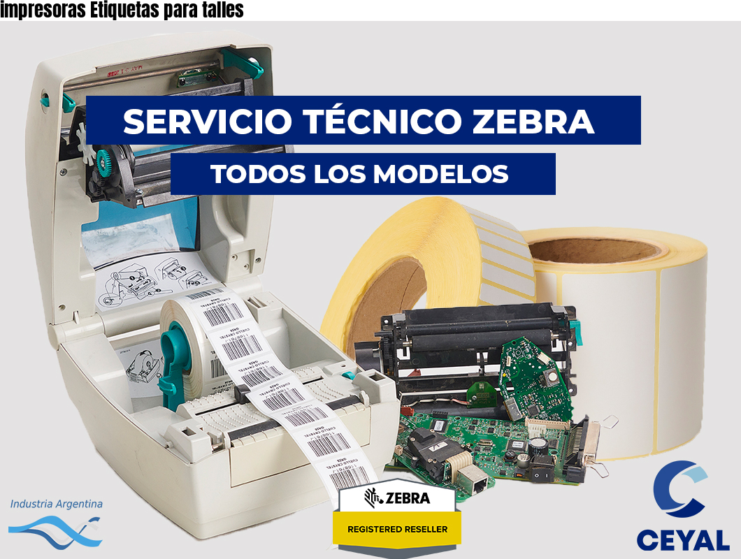 impresoras Etiquetas para talles