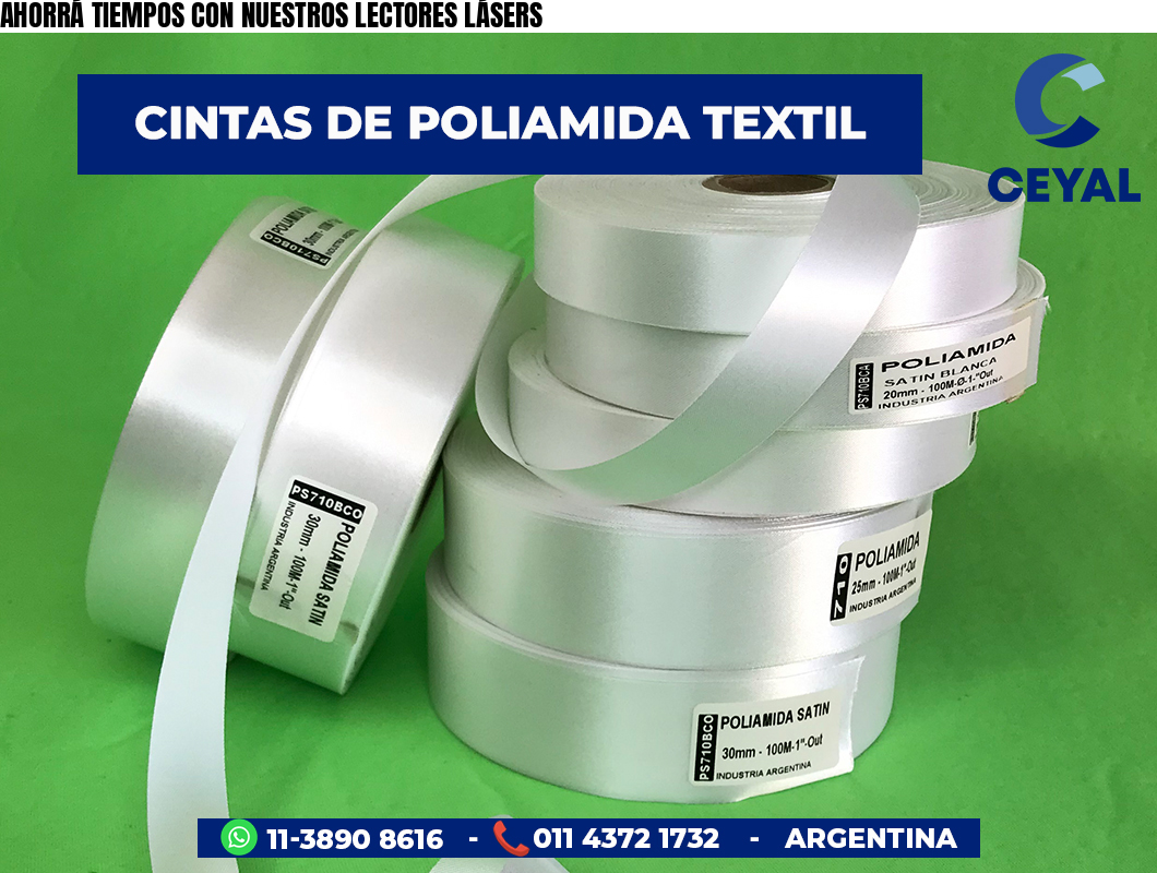 AHORRÁ TIEMPOS CON NUESTROS LECTORES LÁSERS