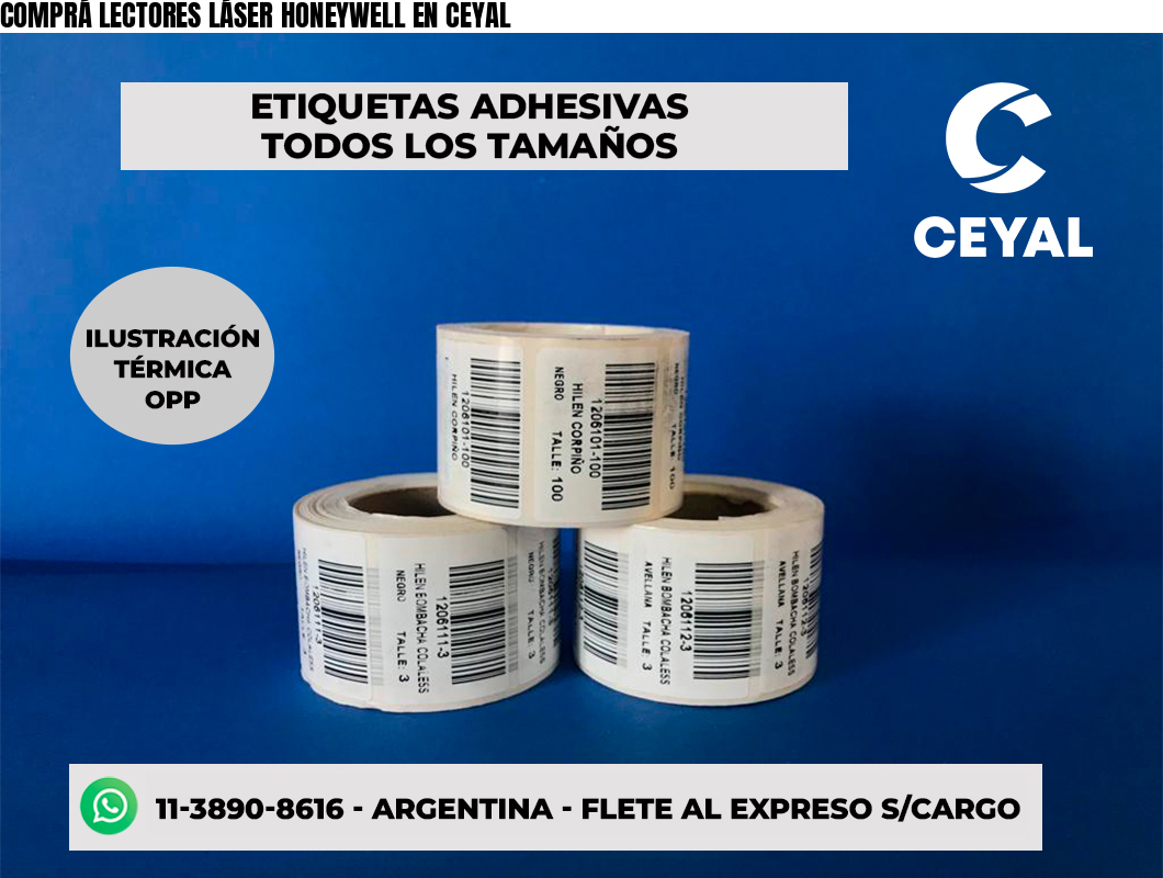 COMPRÁ LECTORES LÁSER HONEYWELL EN CEYAL