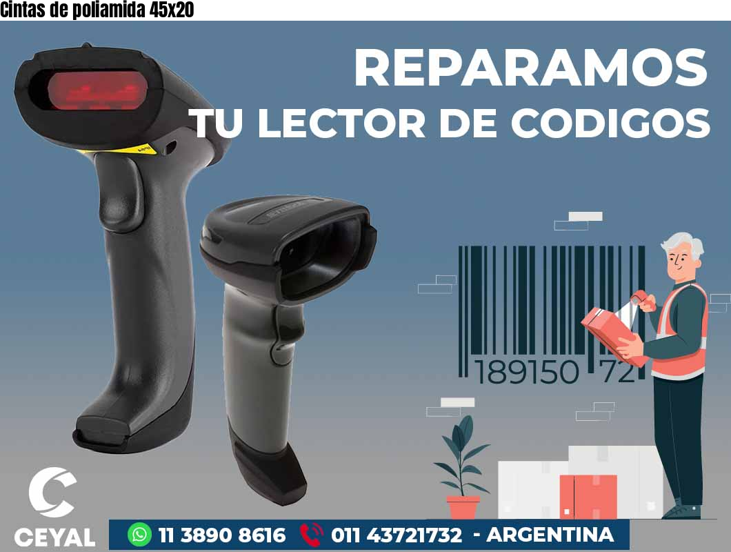 Cintas de poliamida 45x20