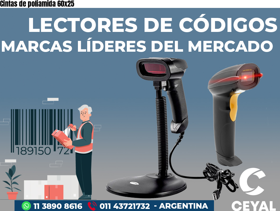 Cintas de poliamida 60x25