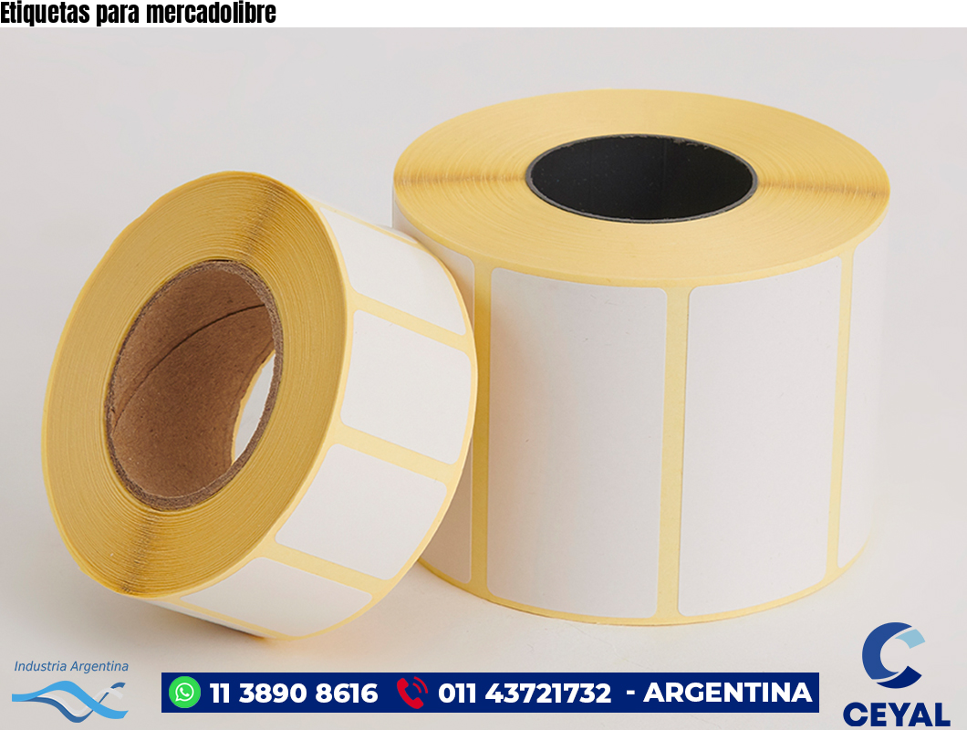Etiquetas para mercadolibre