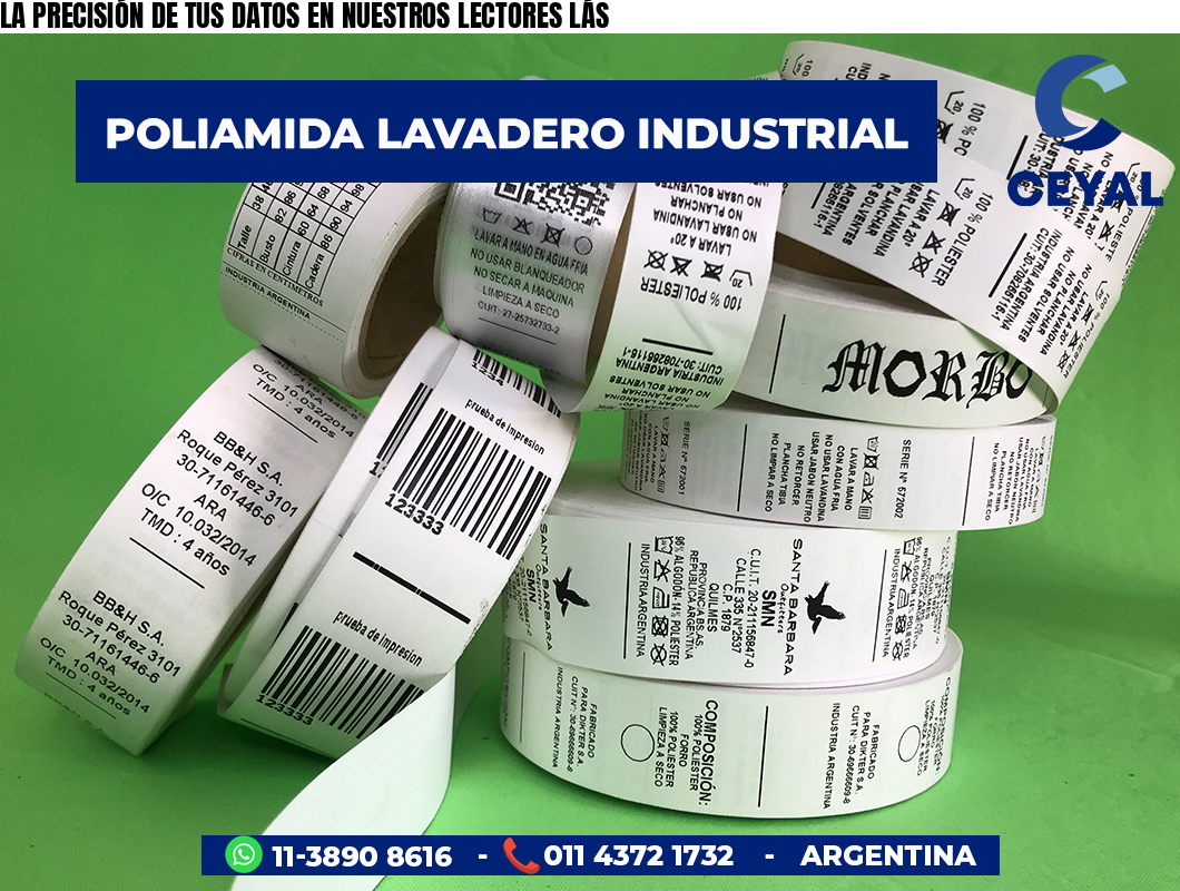 LA PRECISIÓN DE TUS DATOS EN NUESTROS LECTORES LÁS