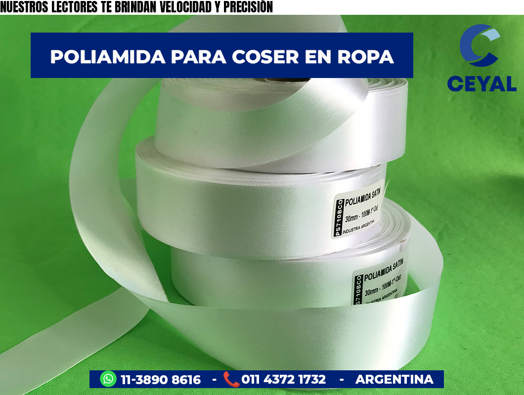 NUESTROS LECTORES TE BRINDAN VELOCIDAD Y PRECISIÓN