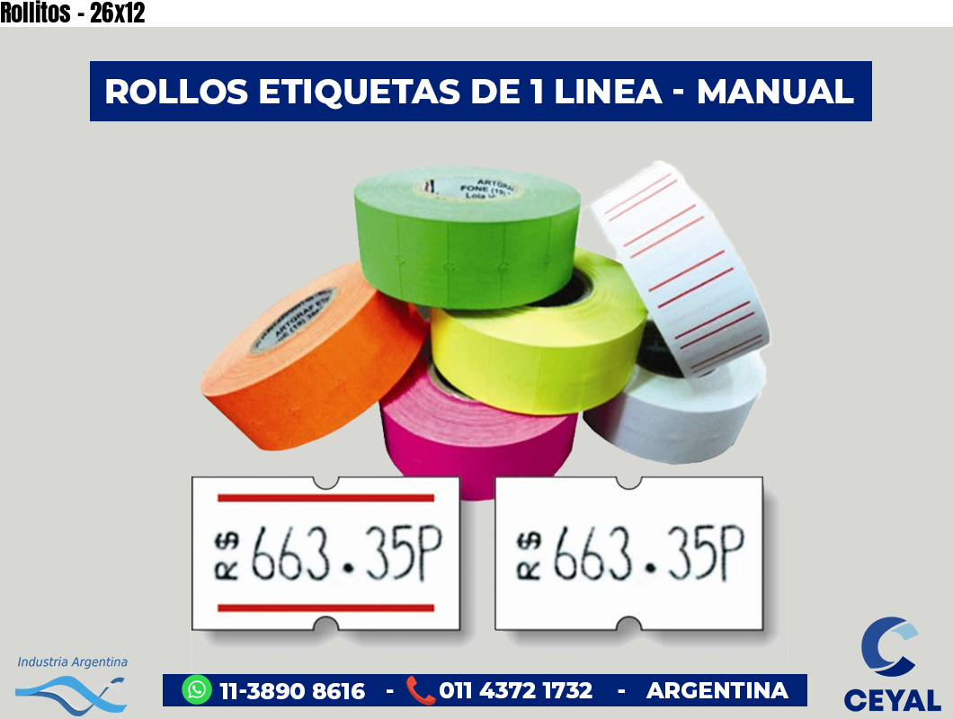 Rollitos - 26x12