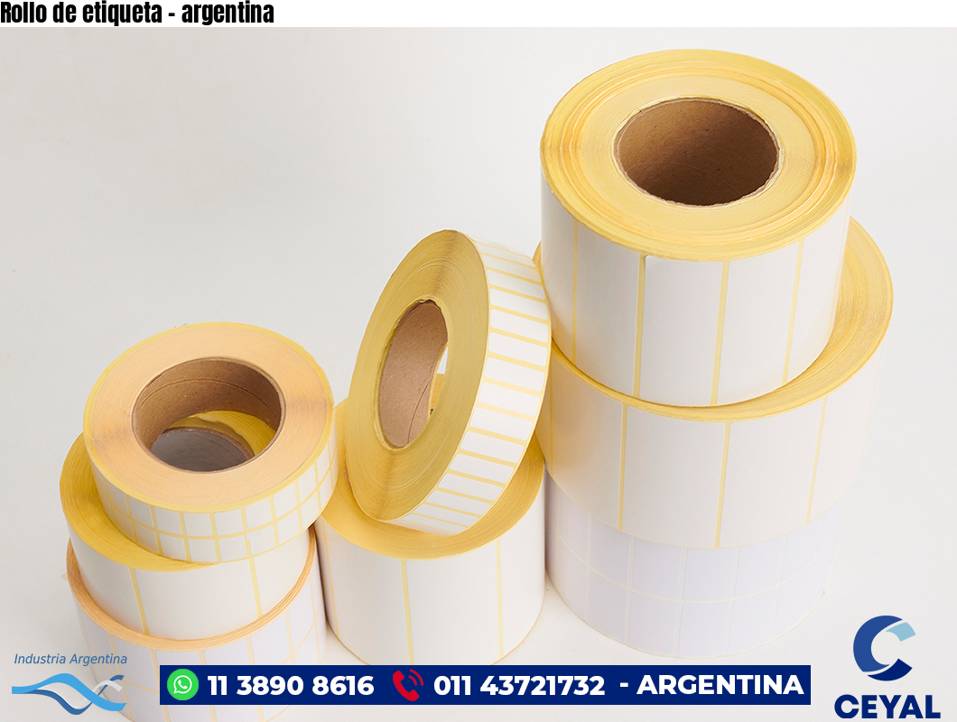 Rollo de etiqueta – argentina