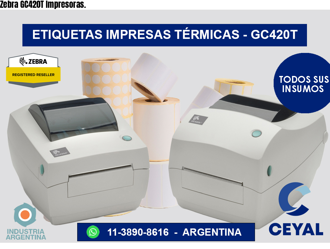Zebra GC420T Impresoras.