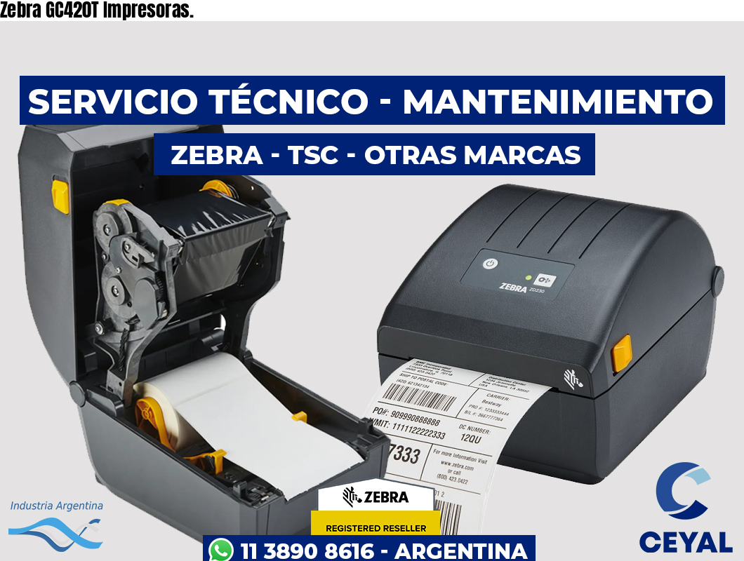 Zebra GC420T Impresoras.