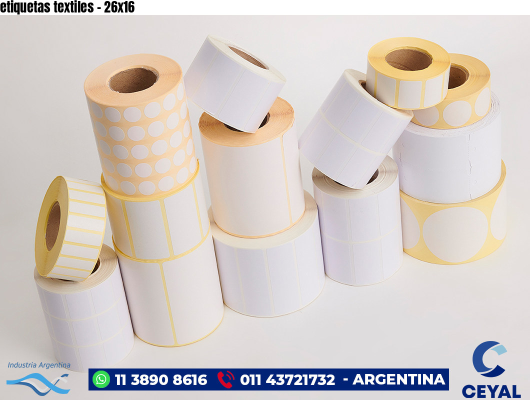 etiquetas textiles - 26x16