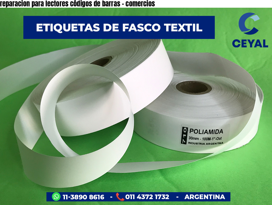 reparacion para lectores códigos de barras - comercios