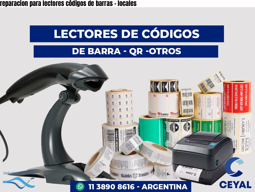 reparacion para lectores códigos de barras - locales