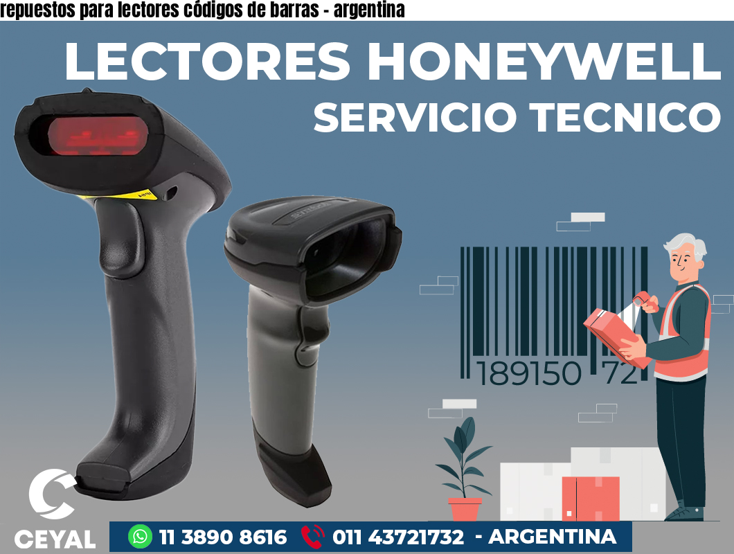 repuestos para lectores códigos de barras – argentina
