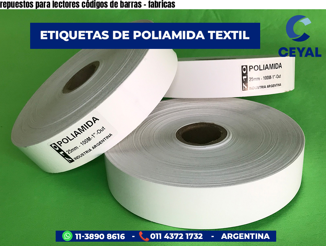 repuestos para lectores códigos de barras - fabricas