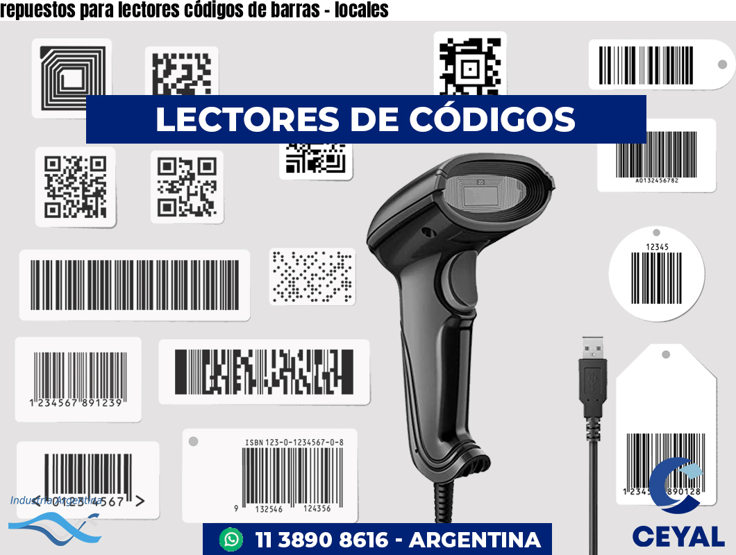 repuestos para lectores códigos de barras - locales