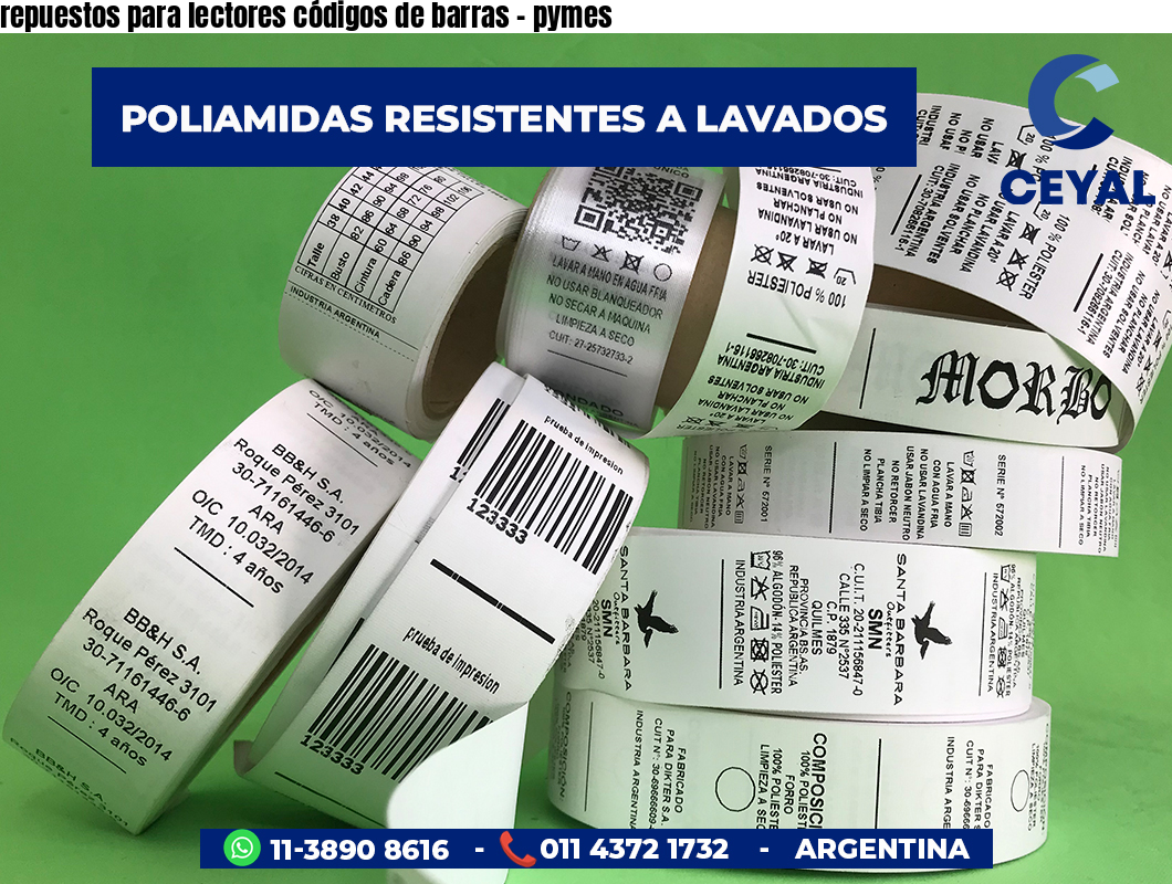 repuestos para lectores códigos de barras - pymes