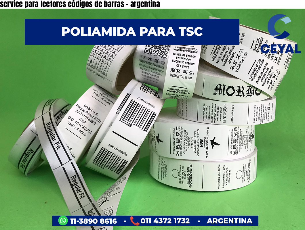 service para lectores códigos de barras - argentina