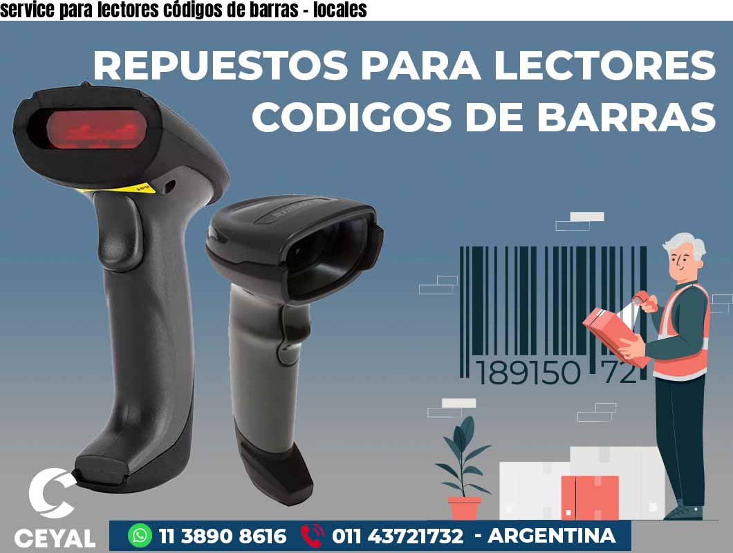 service para lectores códigos de barras – locales