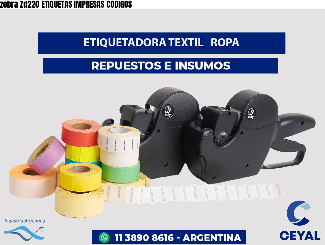 zebra Zd220 ETIQUETAS IMPRESAS CODIGOS