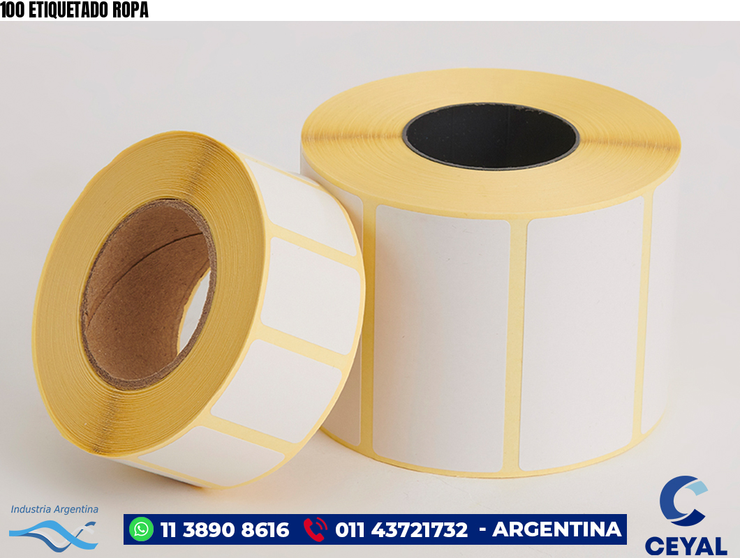 100 ETIQUETADO ROPA