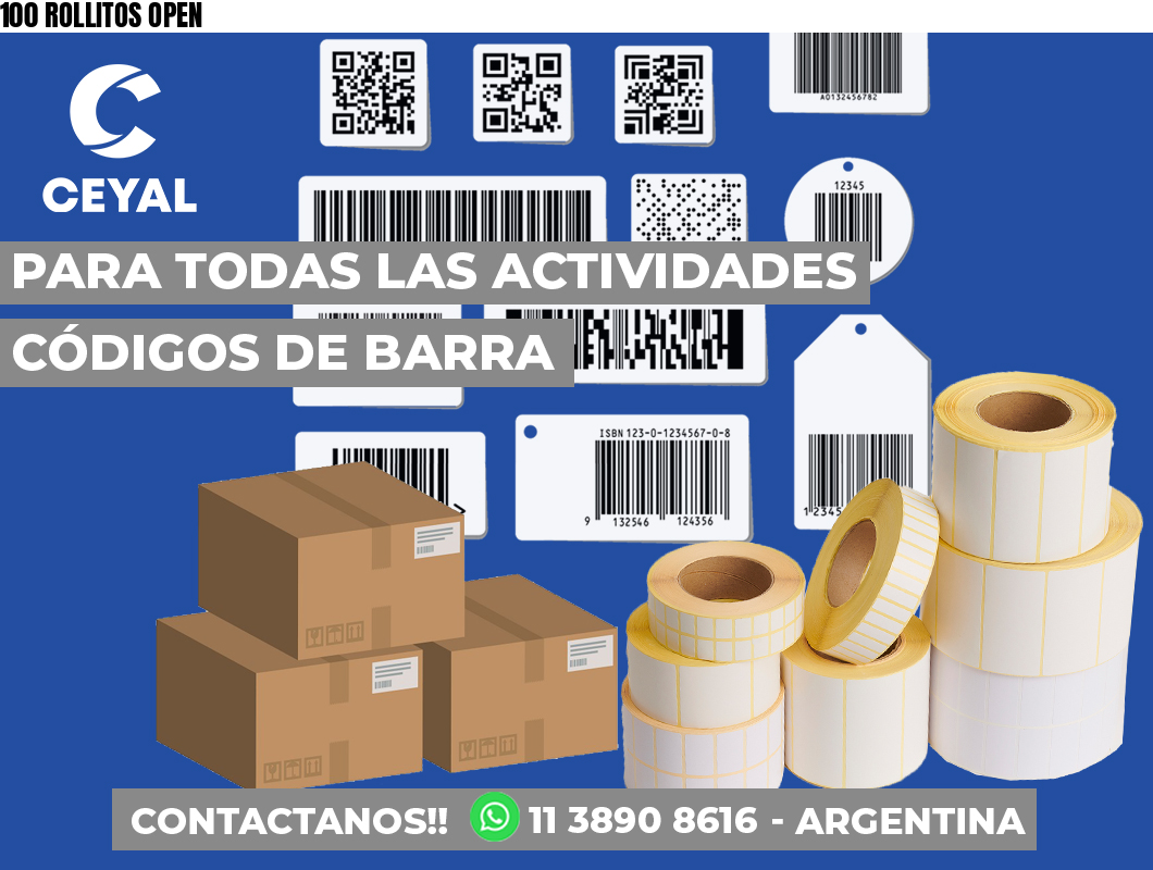 100 ROLLITOS OPEN