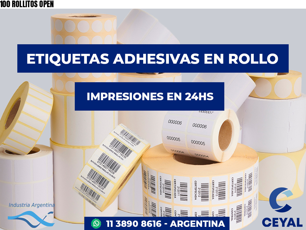 100 ROLLITOS OPEN