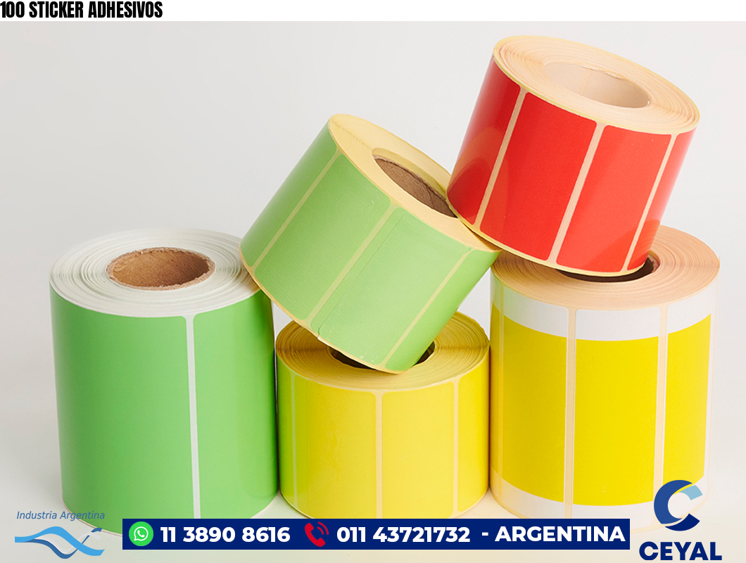 100 STICKER ADHESIVOS