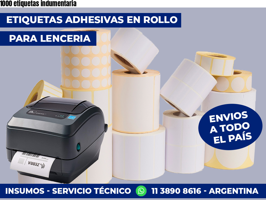 1000 etiquetas indumentaria