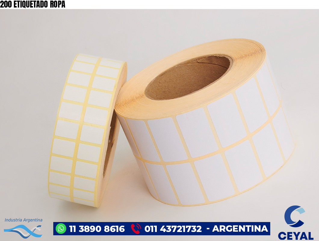 200 ETIQUETADO ROPA