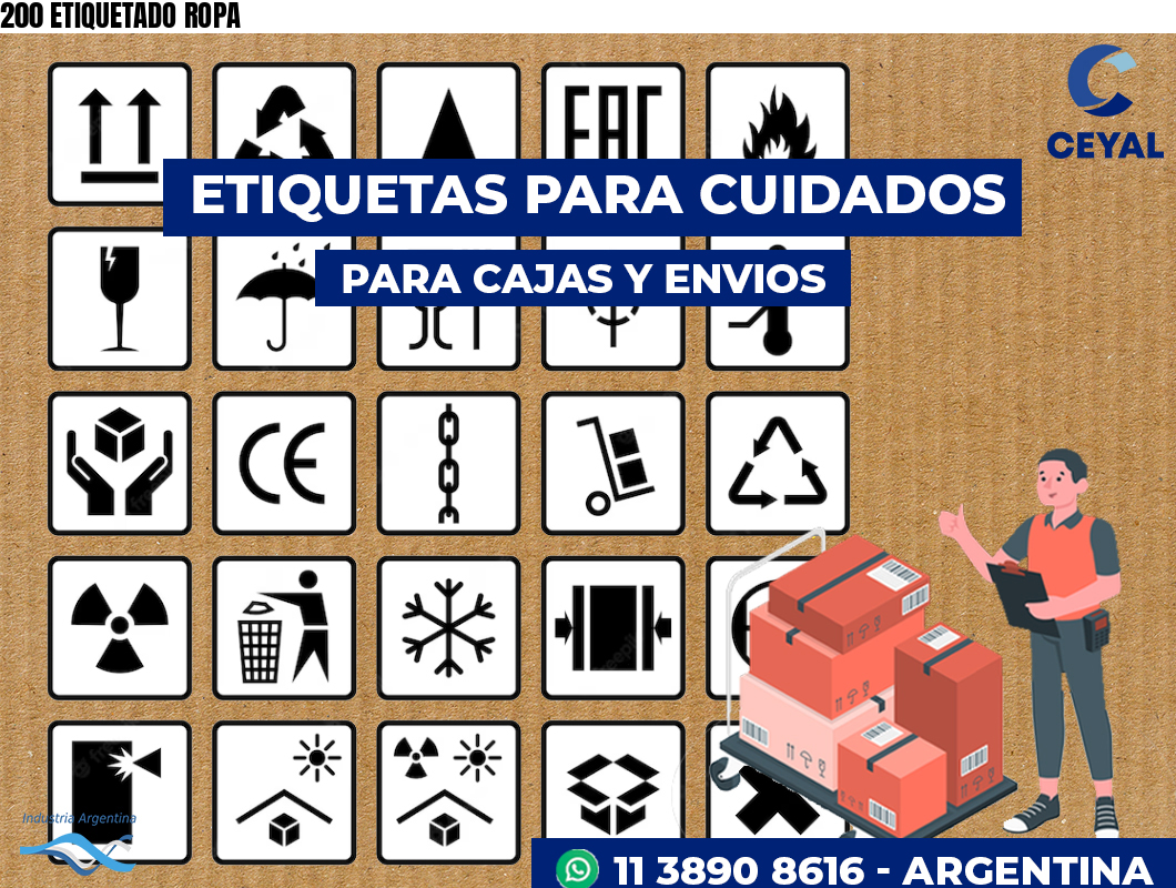 200 ETIQUETADO ROPA