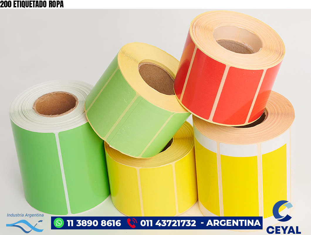 200 ETIQUETADO ROPA