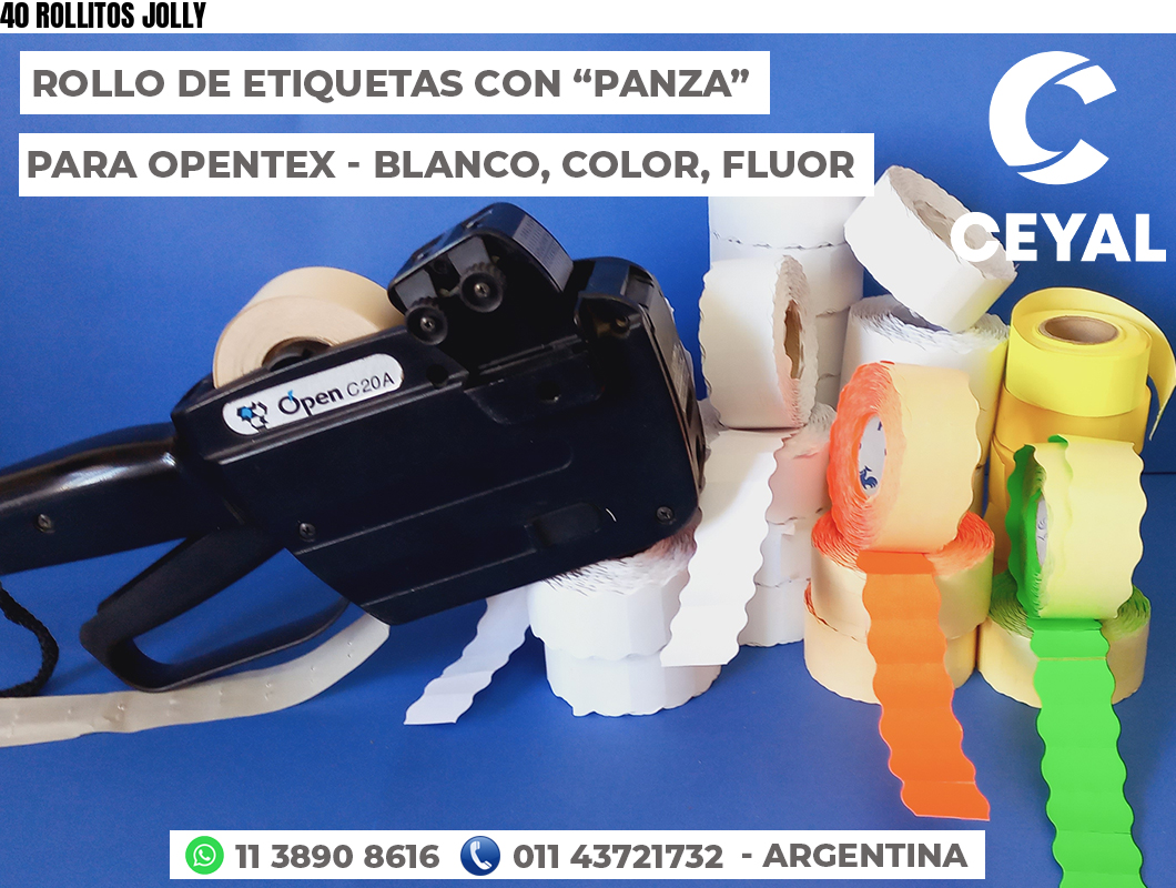 40 ROLLITOS JOLLY