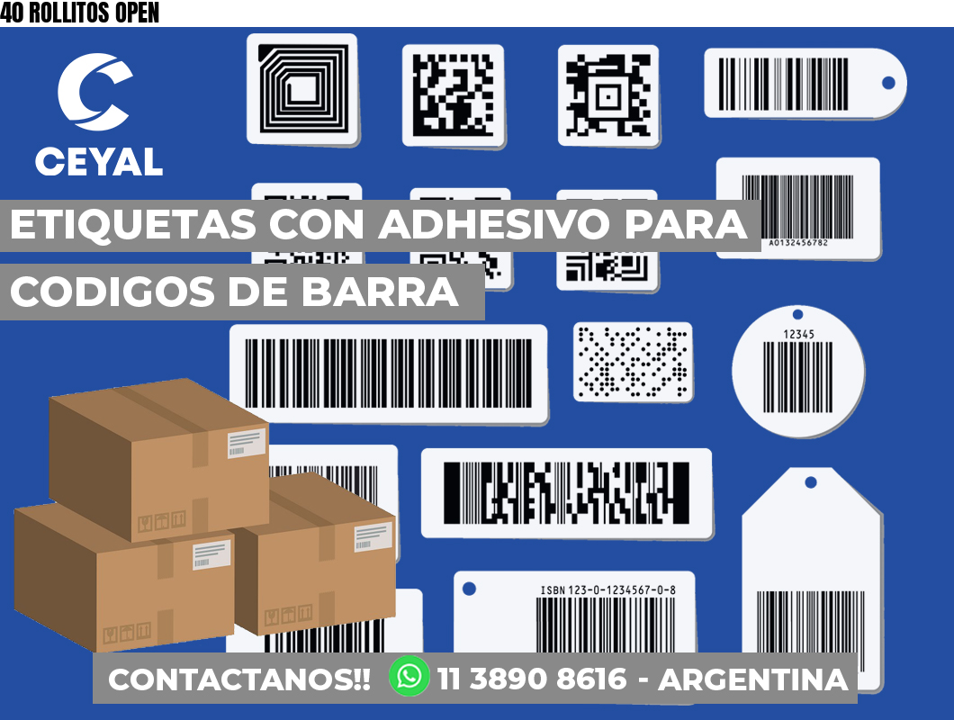 40 ROLLITOS OPEN