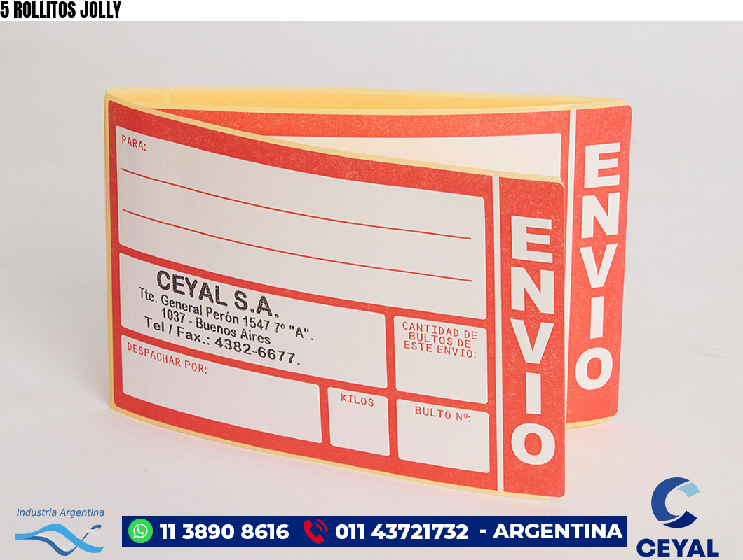 5 ROLLITOS JOLLY