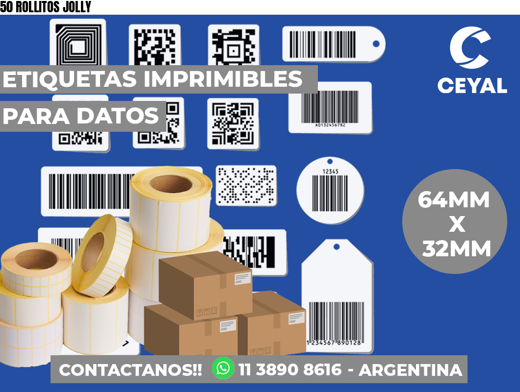 50 ROLLITOS JOLLY