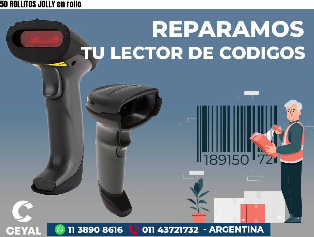 50 ROLLITOS JOLLY en rollo