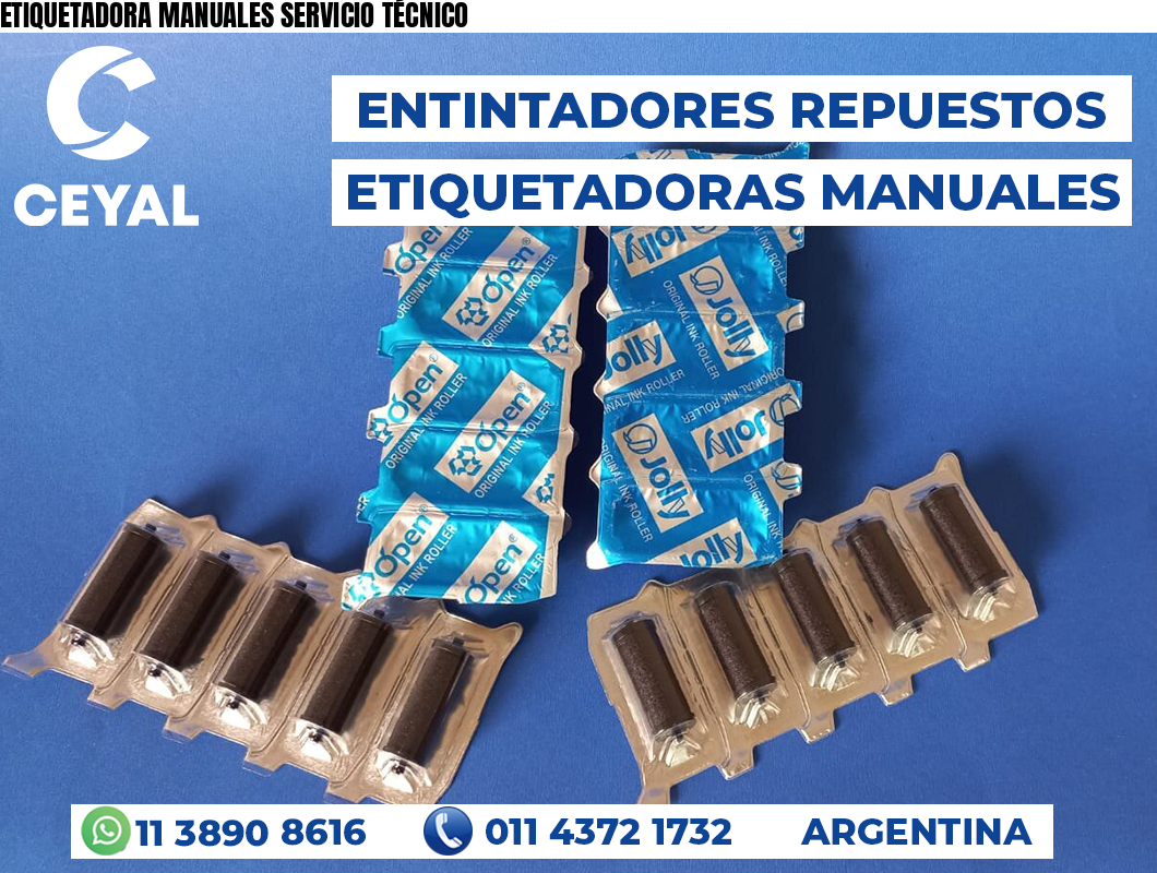 ETIQUETADORA MANUALES SERVICIO TÉCNICO
