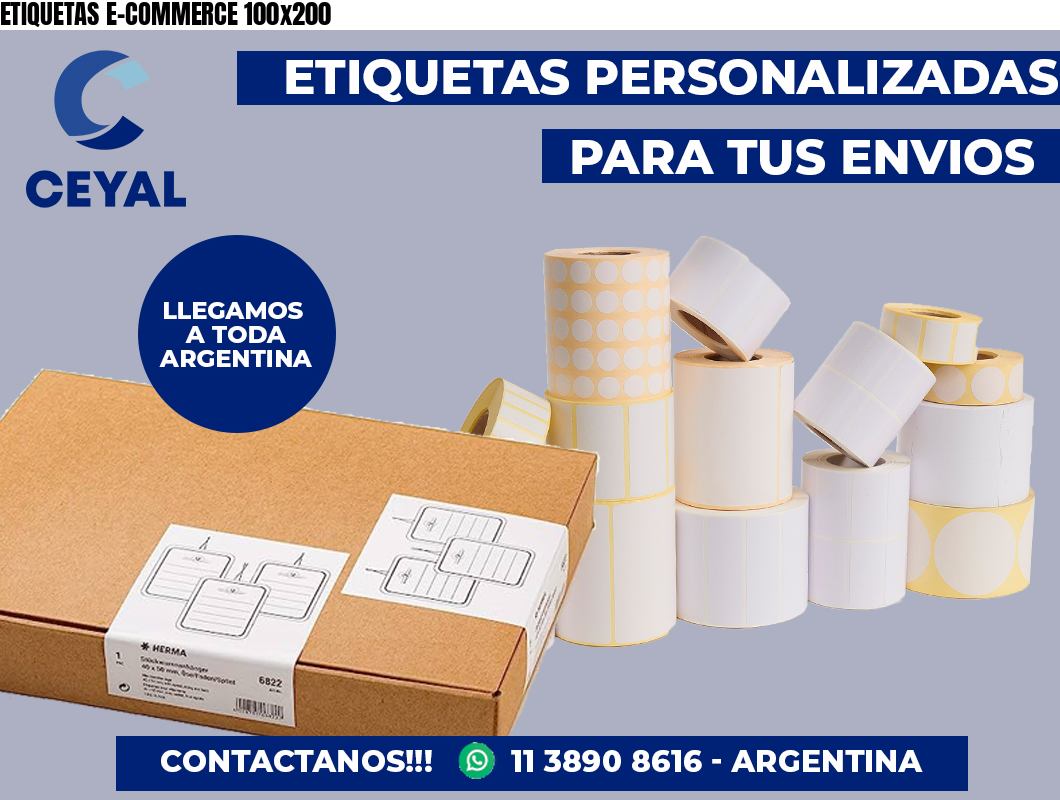 ETIQUETAS E-COMMERCE 100×200