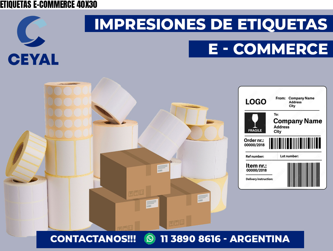 ETIQUETAS E-COMMERCE 40X30
