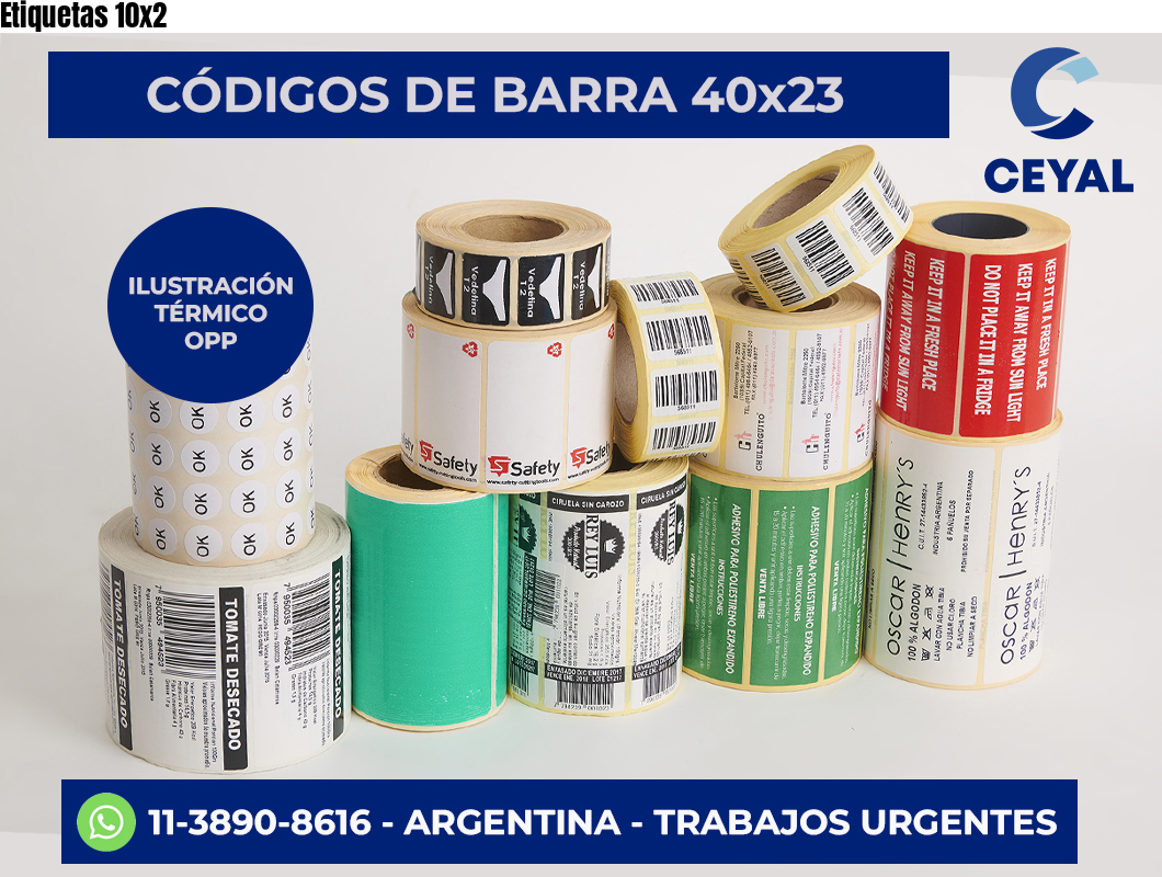 Etiquetas 10×2