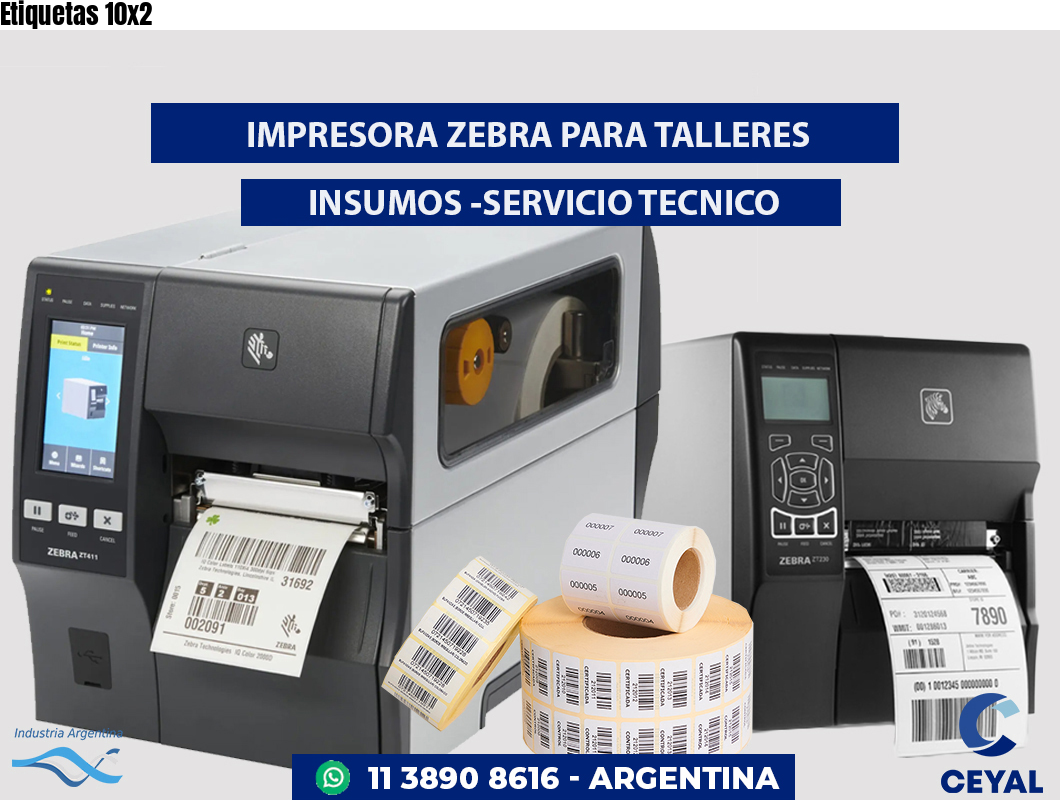 Etiquetas 10x2