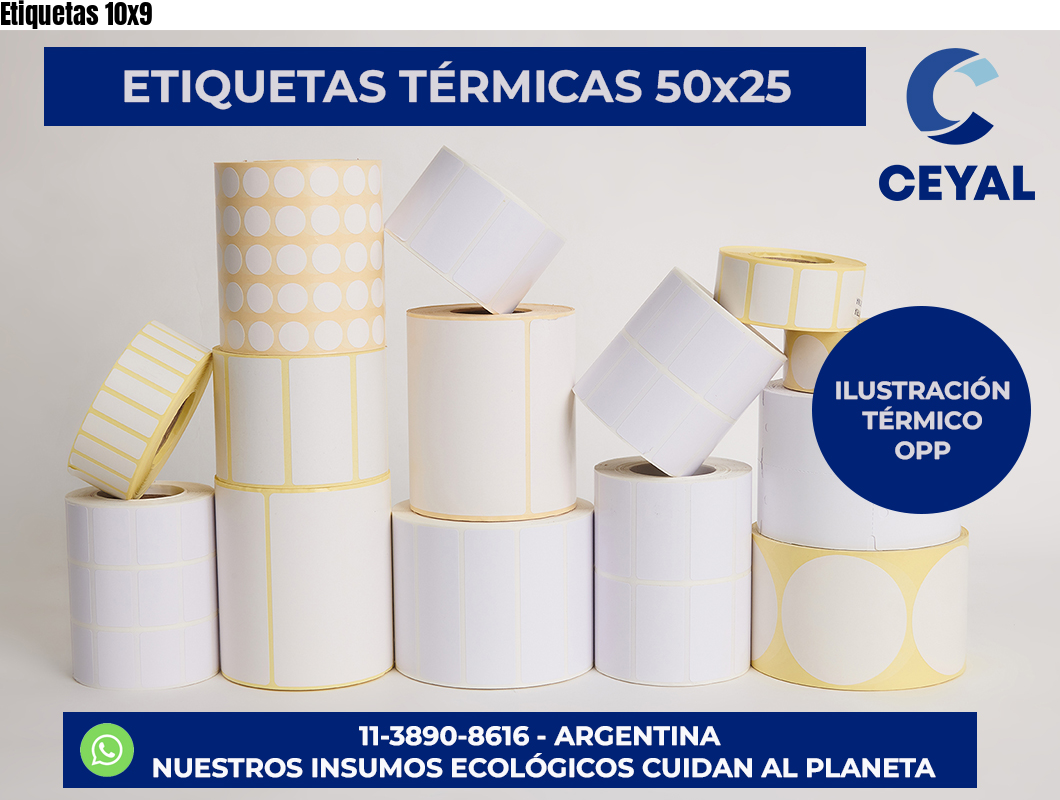 Etiquetas 10×9