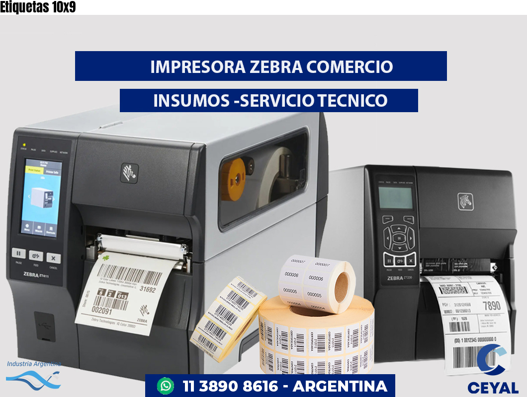 Etiquetas 10x9
