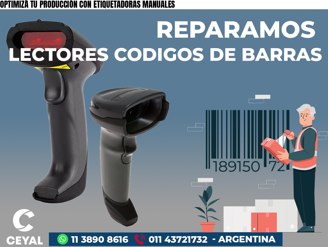 OPTIMIZÁ TU PRODUCCIÓN CON ETIQUETADORAS MANUALES