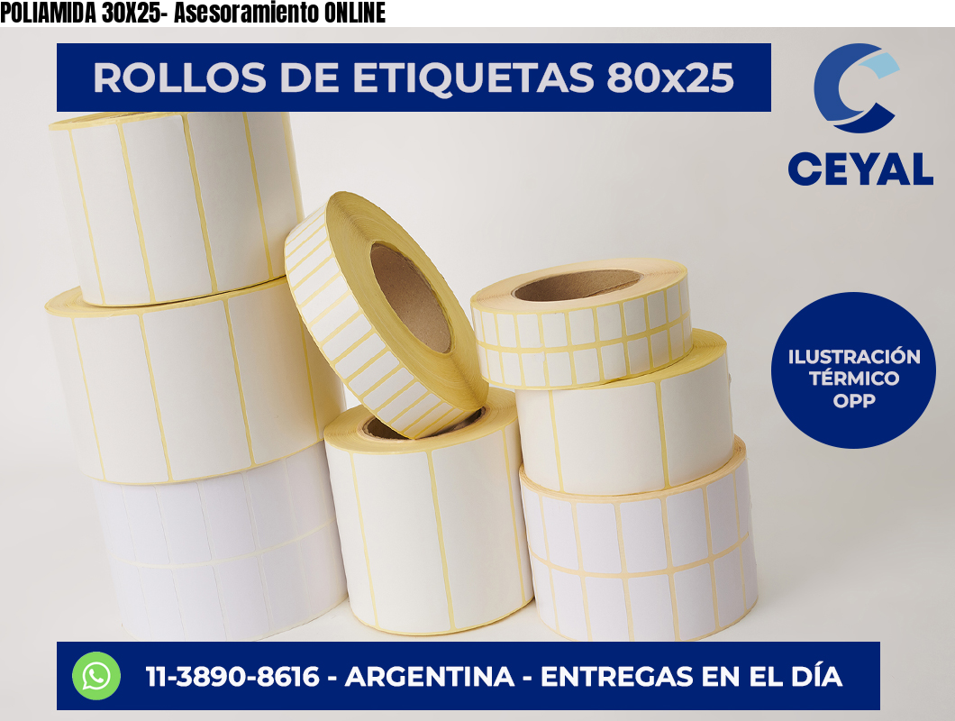 POLIAMIDA 30X25- Asesoramiento ONLINE