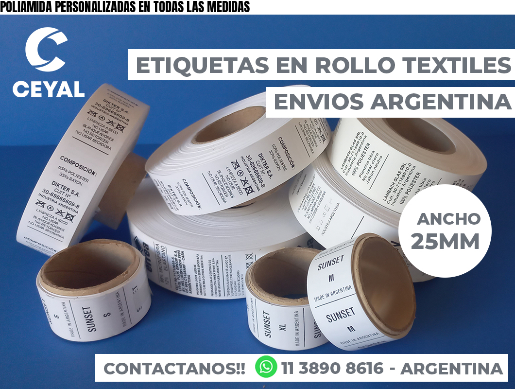 POLIAMIDA PERSONALIZADAS EN TODAS LAS MEDIDAS