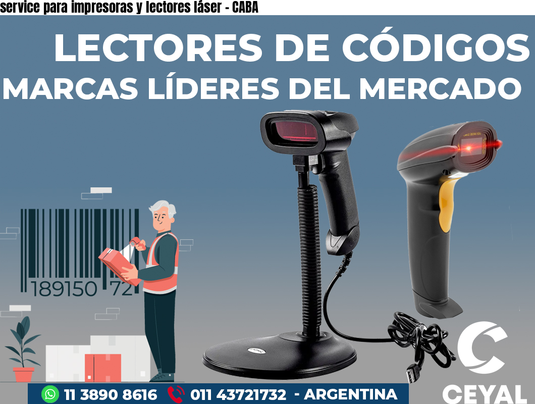 service para impresoras y lectores láser - CABA