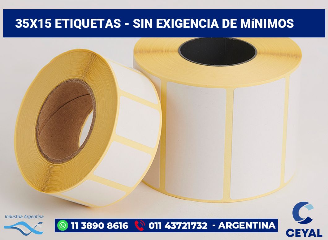 35×15 Etiquetas