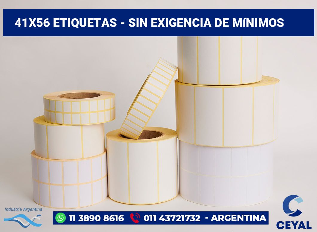 41×56 Etiquetas