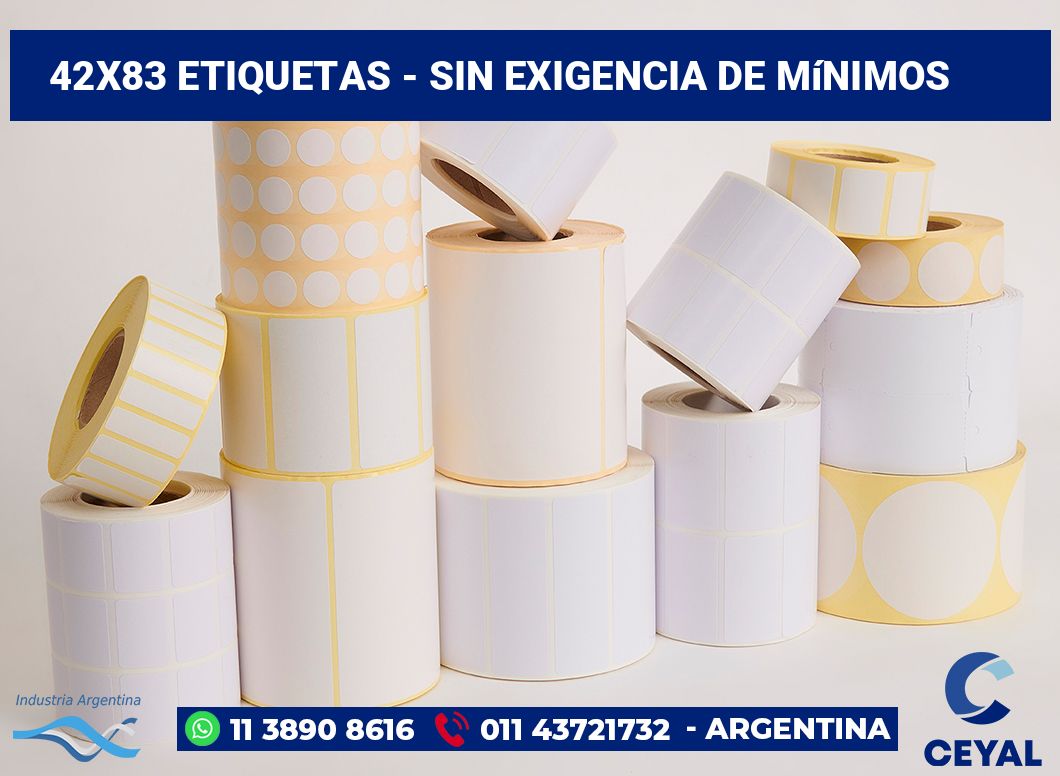 42x83 Etiquetas